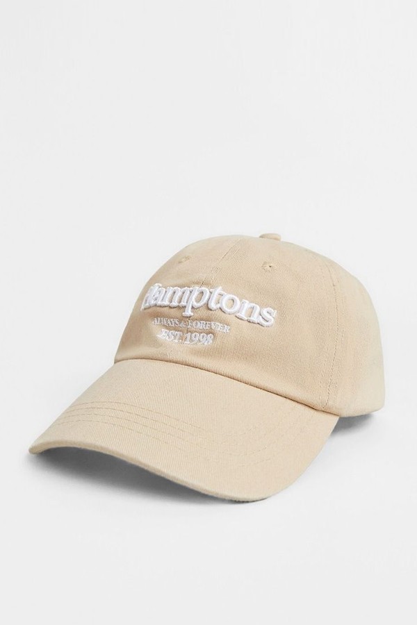 Slogan Cap from Bershka