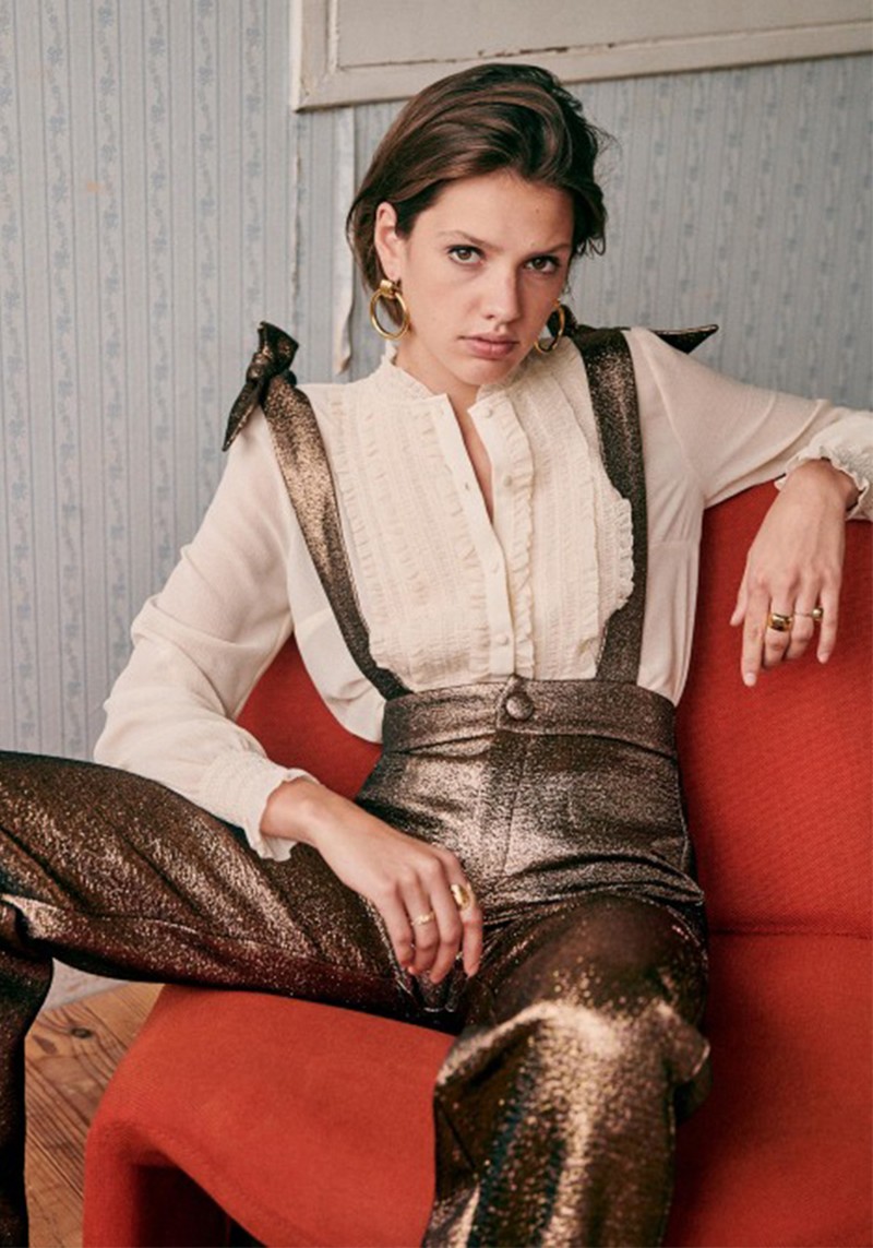 Siloe Jumpsuit In Golden from Sezane