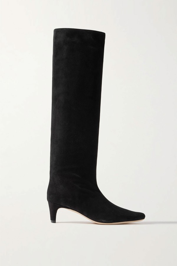 Wally Suede Knee Boots from Staud