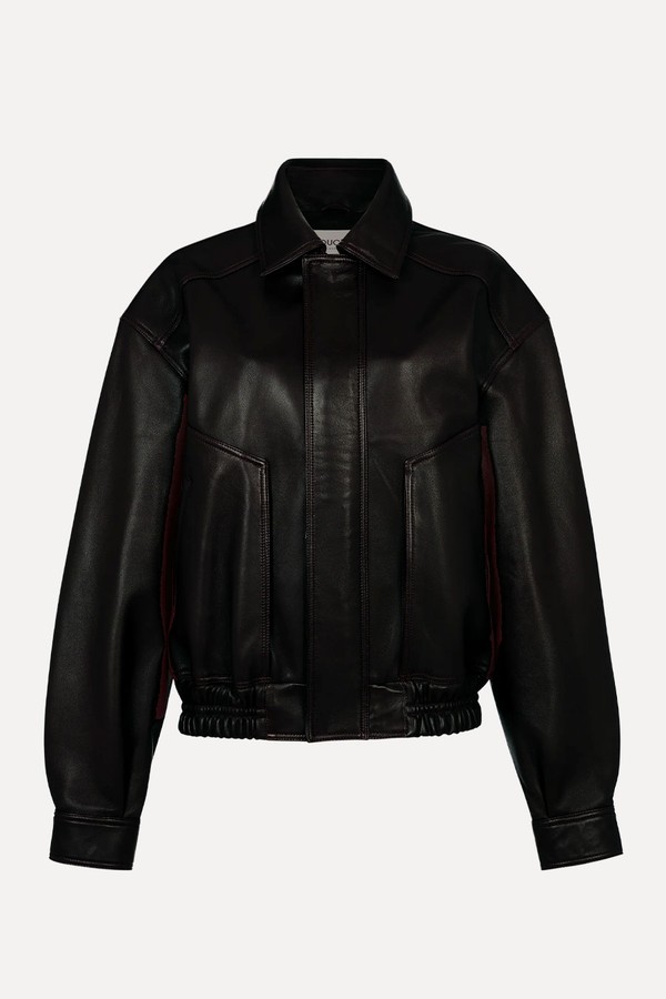 Florence Leather Bomber from Ducie