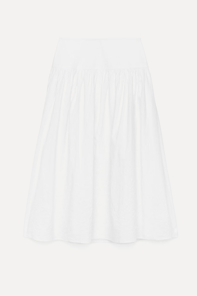 Seersucker Skirt