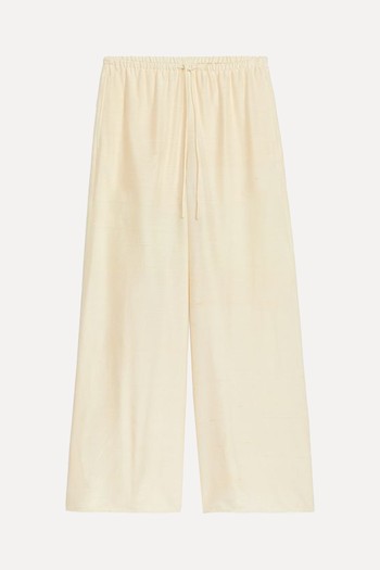 Raw Silk Trousers from ARKET