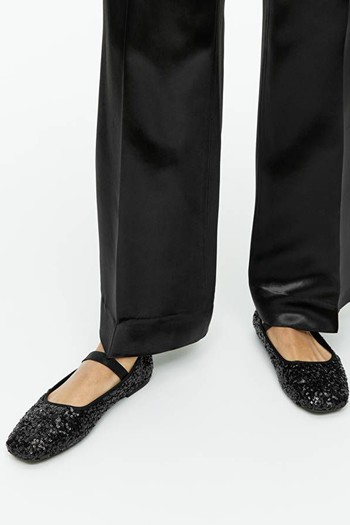 Sequin Ballet Flats from ARKET