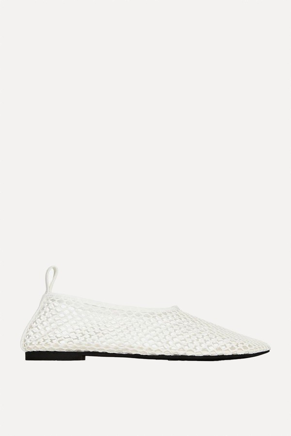 Fishnet Ballet Flats from ARKET