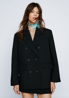 Oversized Double Breasted Tailored Blazer