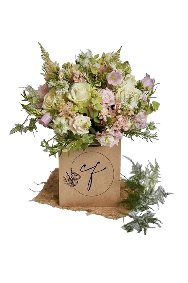 Nigella Blush Bouquet from Clapham Flowers