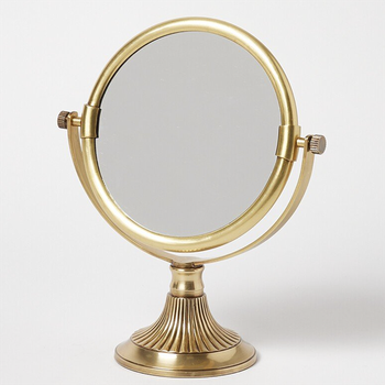 Chloe Gold Metal Mirror from Oliver Bonas