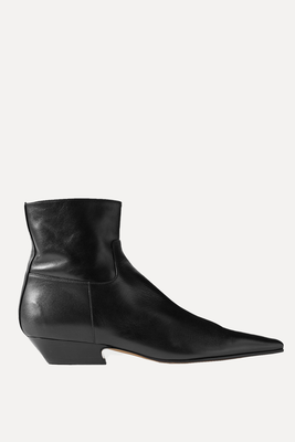 Marfa Leather Ankle Boots from Khaite