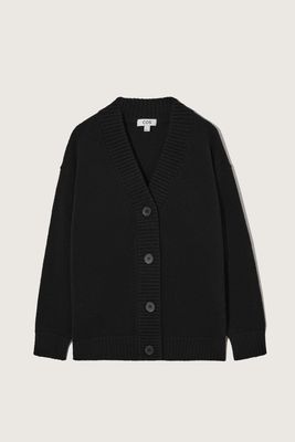 Cocooning Wool V-Neck Cardigan from COS
