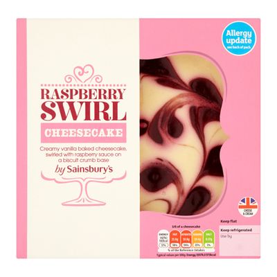 Raspberry Swirl Cheesecake from Sainsbury's