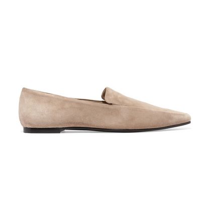 Minimal Suede Loafers from The Row