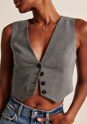 Menswear Tailored Vest from Abercrombie & Fitch