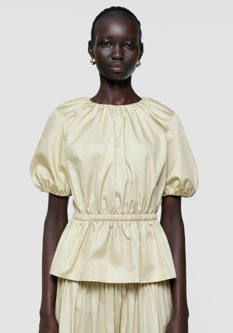 Merlin Cotton Sateen Blouse*