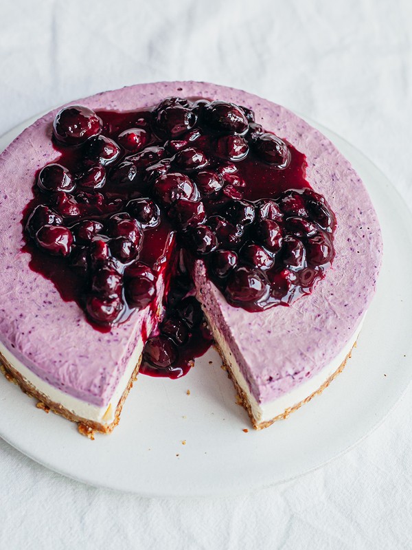 No-Bake Blueberry Cheesecake