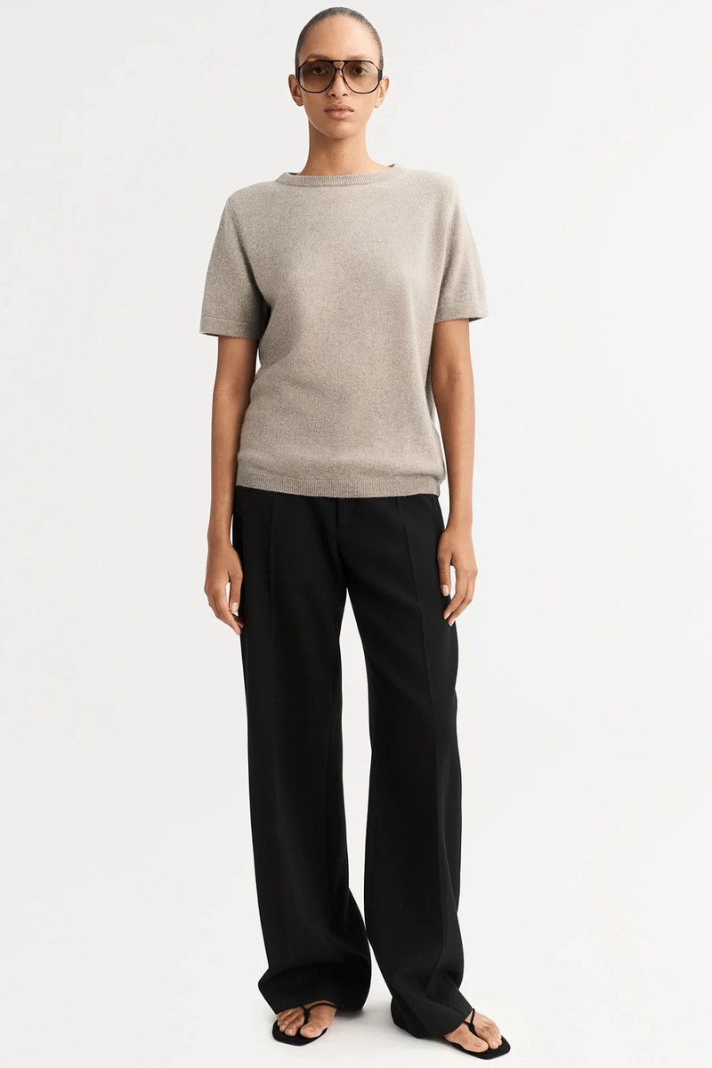 Padded Shoulder T-Shirt from Soft Goat