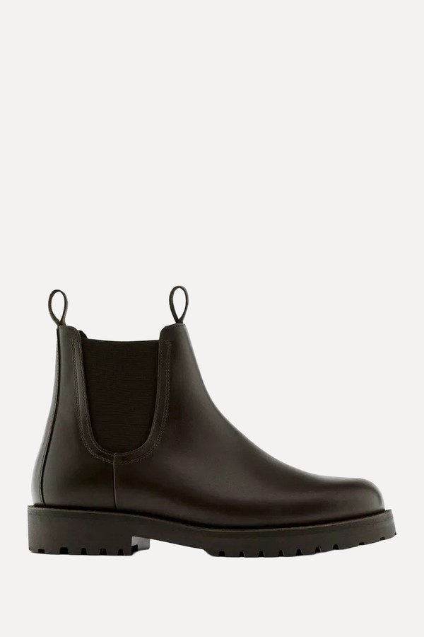 Leather Chelsea Boots from Massimo Dutti