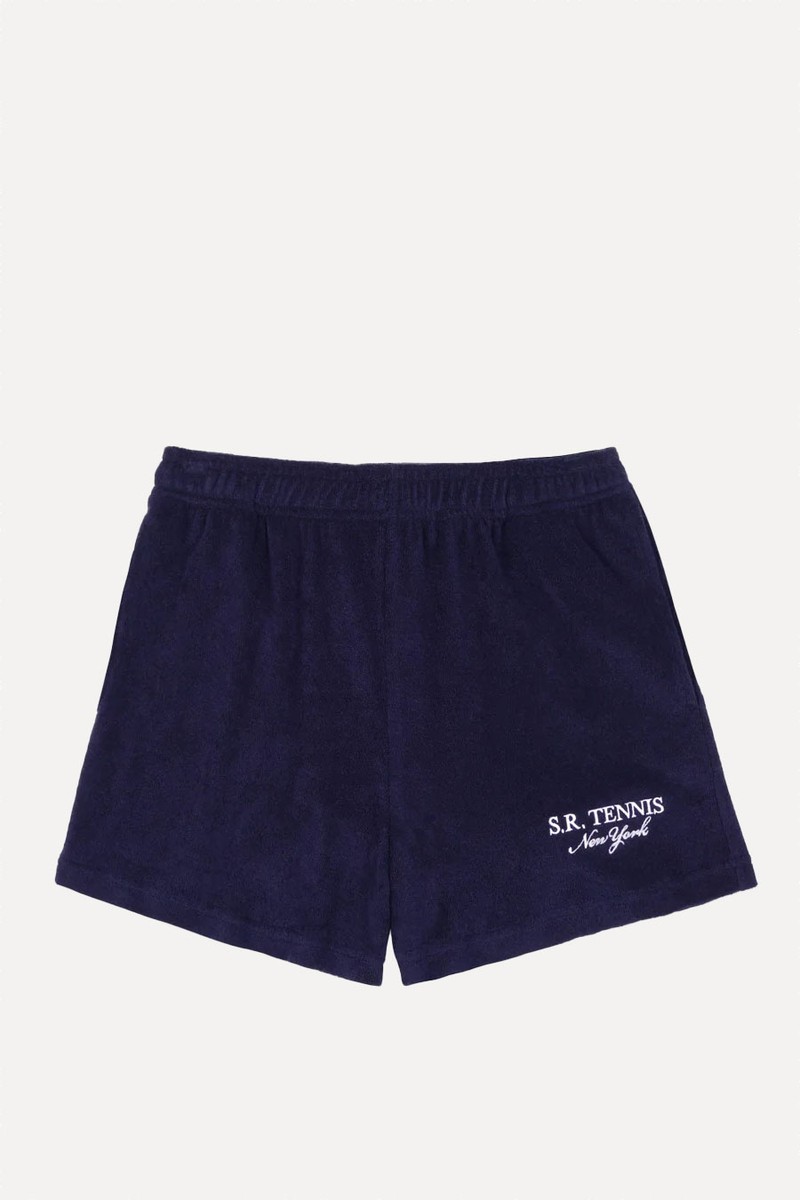 SR Tennis Terry Shorts from Sporty & Rich