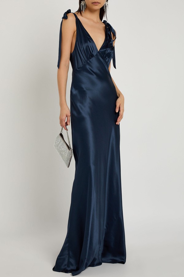 Pernille Silk Gown from  REFORMATION