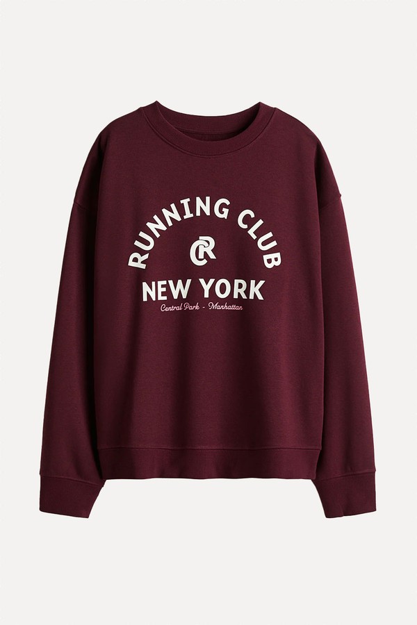 Text-Motif Sweatshirt from H&M