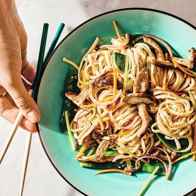 Holy Shiitake Mushrooms With Fresh Noodles