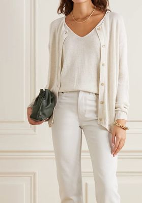 Open-Knit Cardigan And Tank Set from Frankie Shop