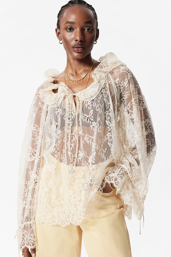Ruffle Lace Blouse from & Other Stories