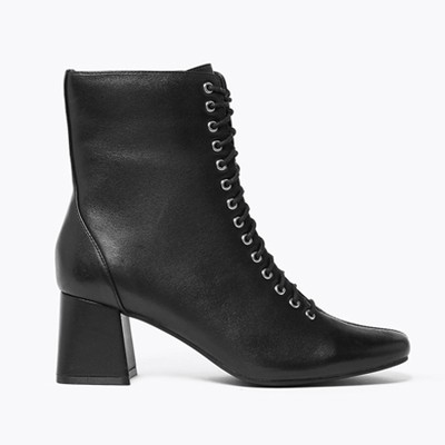 Leather Lace Up Ankle Boots from M&S