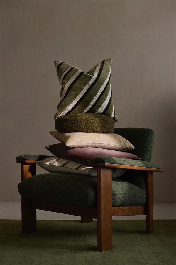 Oblique Stripe Cushion from John Lewis