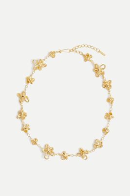 The Past Within The Present 18kt Gold-Plated Necklace  from Completedworks 