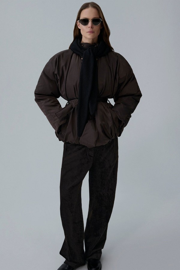 Knit Hood Puffer Jacket from Magda Butrym