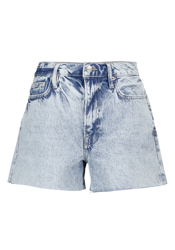 Le Simone High-Rise Denim Shorts from Frame