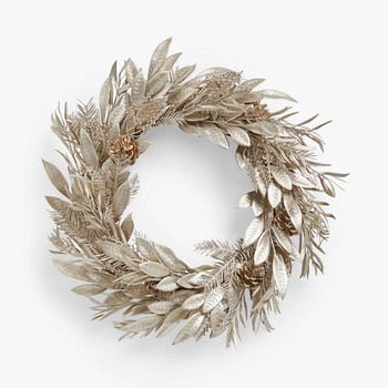 Leaf & Cone Wreath