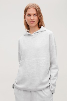 Oversized Wool-Knit Hoodie from COS