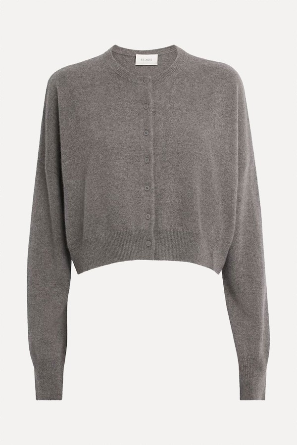 Cashmere Cropped Cardigan from St. Agni