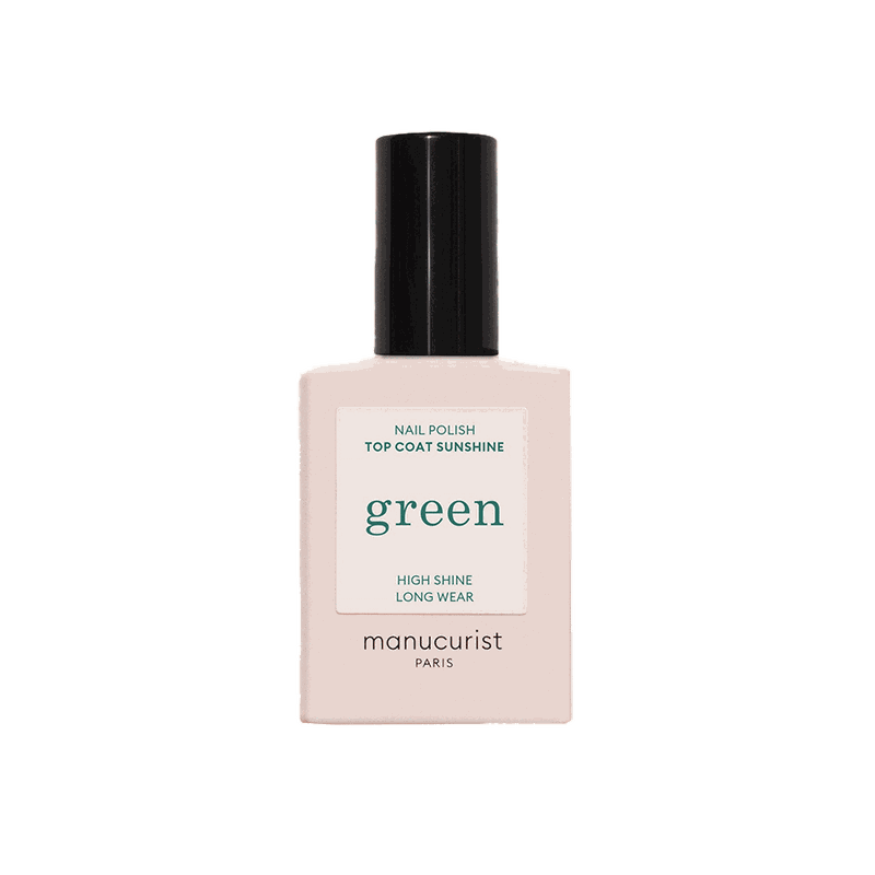 Green Sunshine Top Coat Nail Polish from Manucurist