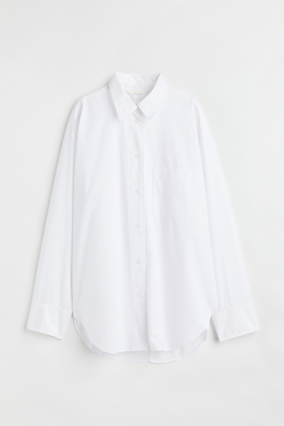 Oversized Linen Blend Shirt from H&M