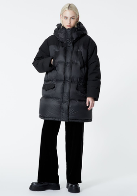 Dual-Material Down Jacket from The Kooples