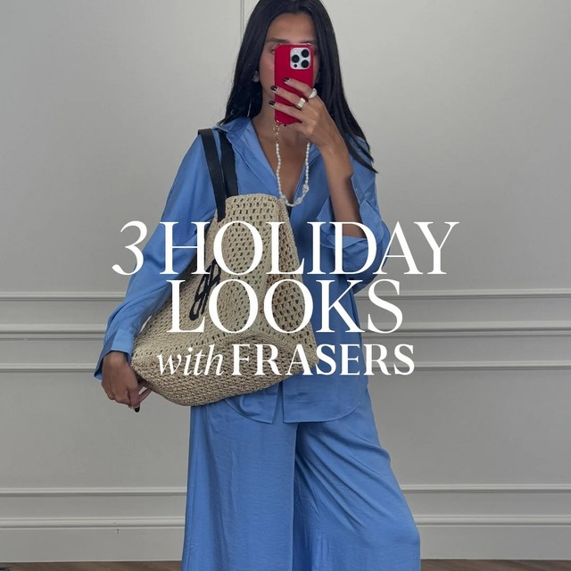 AD On this week’s #FridayFashionFix, @sapna_rao shows us 3 holiday looks from @frasers. Make sure 