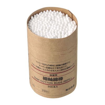 Thin Cotton Buds Refill from Muji