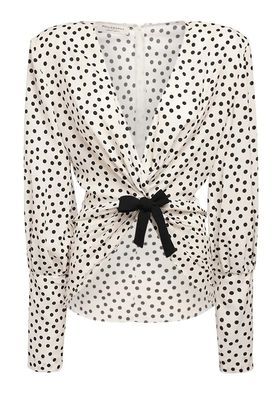 Polka Dots Top With Bow from Philosophy Di Lorenzo Serafini