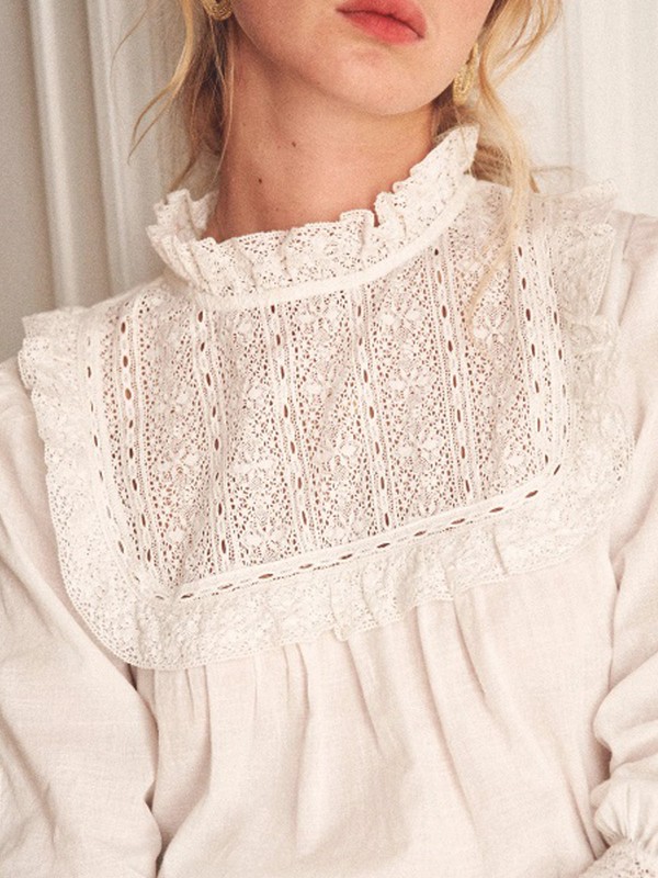 18 New White Blouses We Love