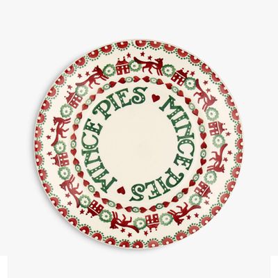 Christmas Joy 8.5" Mince Pie Plate from Emma Bridgewater