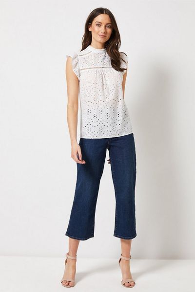 Ivory Broderie Top