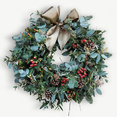 Herb & Foliage Door Wreath from The Real Flower Company