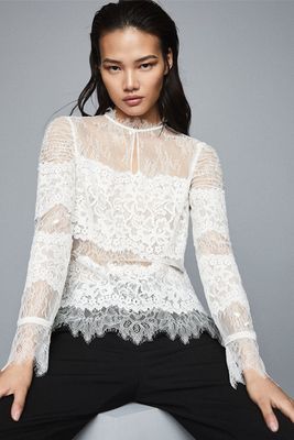 Jianni Lace Blouse from Reiss