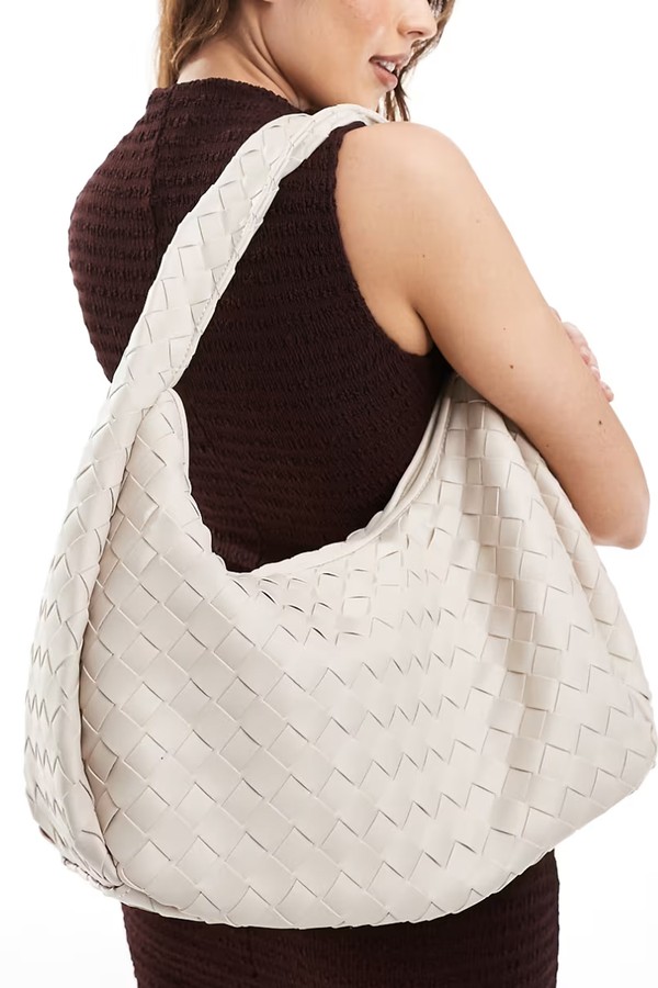 Oversized Woven Shoulder Bag from Glamorous
