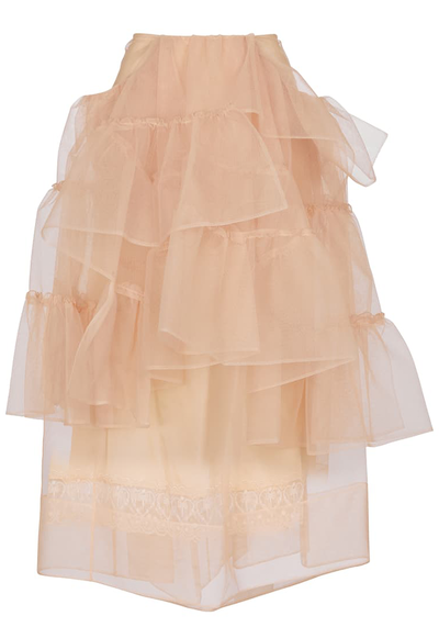 Tiered Tulle Midi Skirt from Simone Rocha