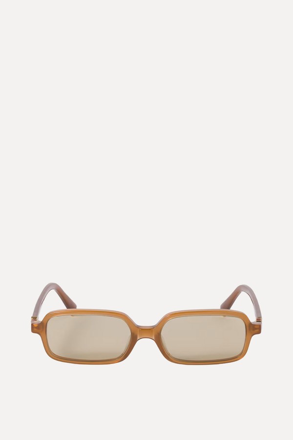 Logo Rectangular Sunglasses from Miu miu