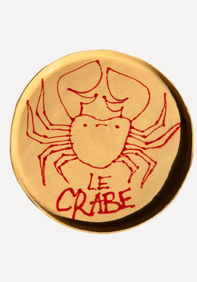 Le Crabe Plate from Harlie Brown Studio