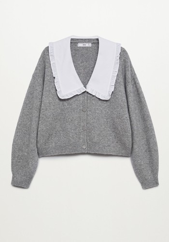 Baby Doll Neck Cardigan from Mango